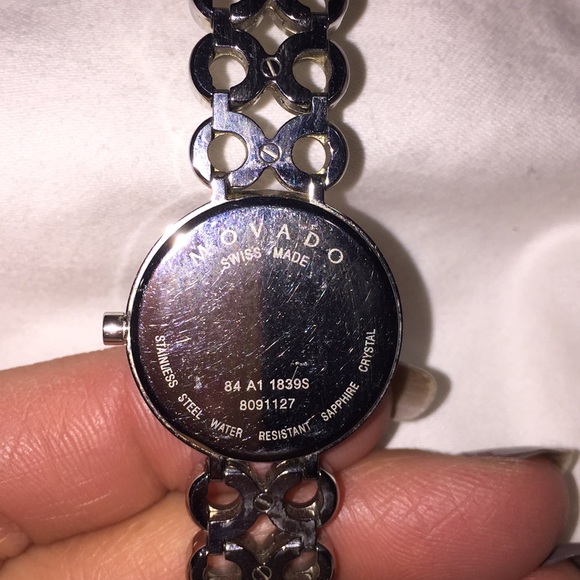 Authentic Movado mother of pearl watch